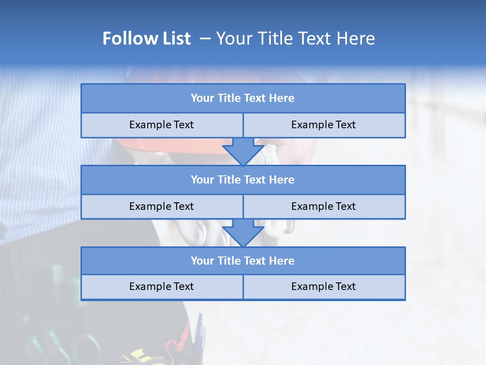 Claw Tool Orange PowerPoint Template