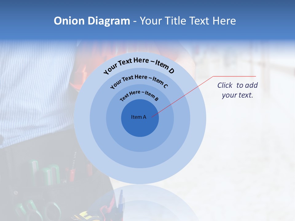 Claw Tool Orange PowerPoint Template