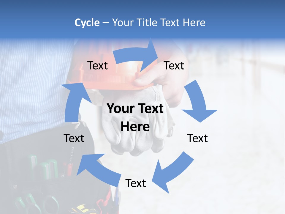 Claw Tool Orange PowerPoint Template