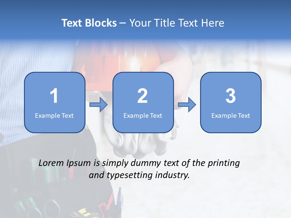 Claw Tool Orange PowerPoint Template