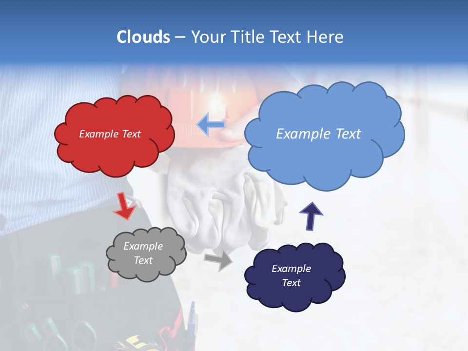 Claw Tool Orange PowerPoint Template
