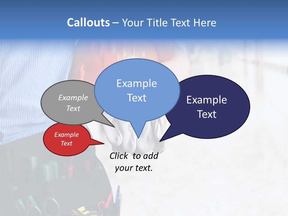 Claw Tool Orange PowerPoint Template