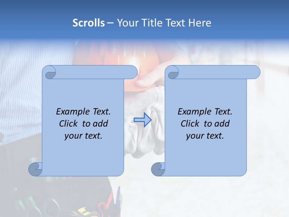 Claw Tool Orange PowerPoint Template
