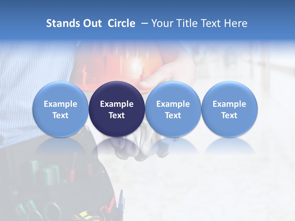 Claw Tool Orange PowerPoint Template