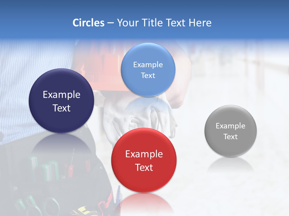 Claw Tool Orange PowerPoint Template