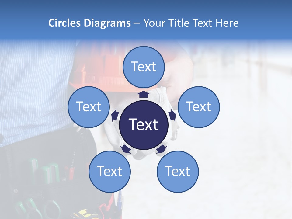 Claw Tool Orange PowerPoint Template