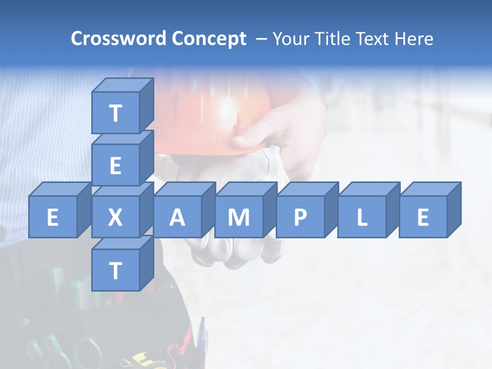 Claw Tool Orange PowerPoint Template