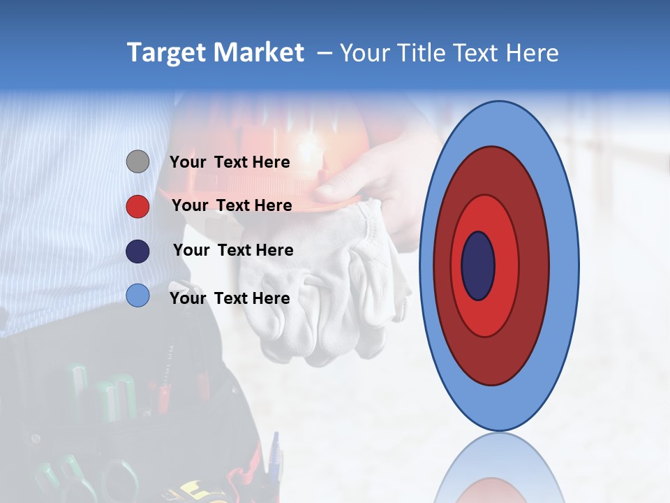 Claw Tool Orange PowerPoint Template