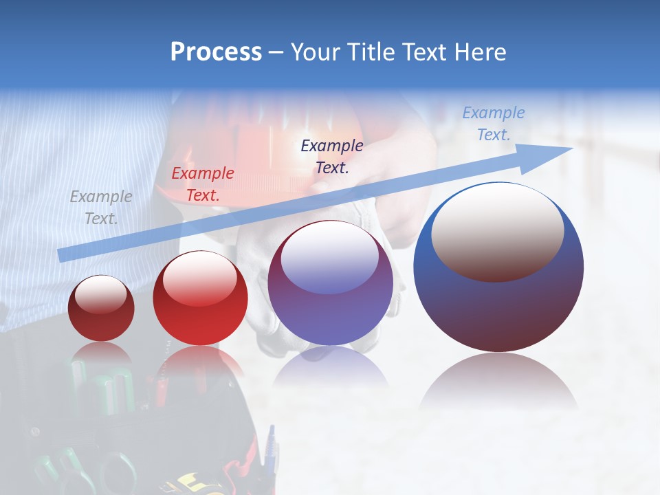 Claw Tool Orange PowerPoint Template