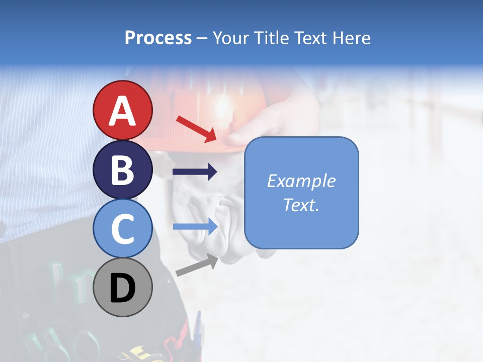 Claw Tool Orange PowerPoint Template