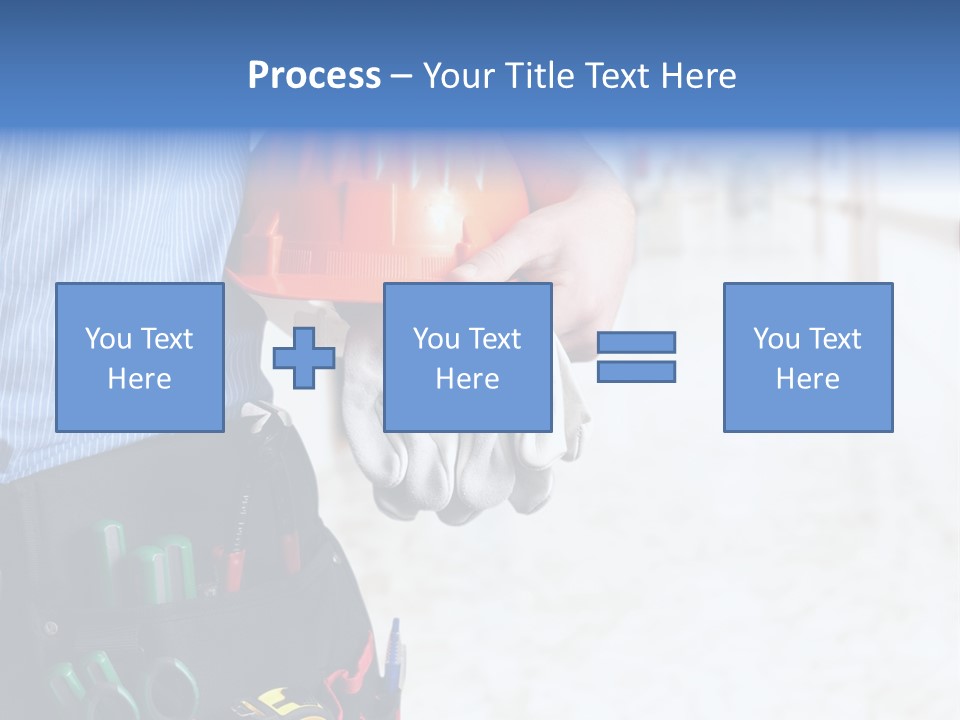 Claw Tool Orange PowerPoint Template