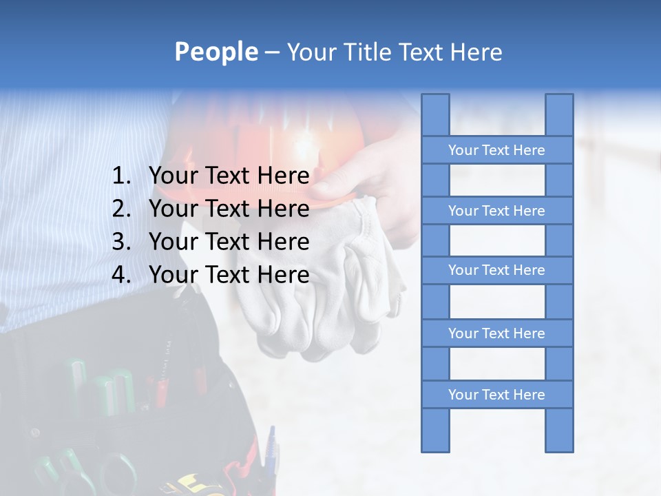 Claw Tool Orange PowerPoint Template