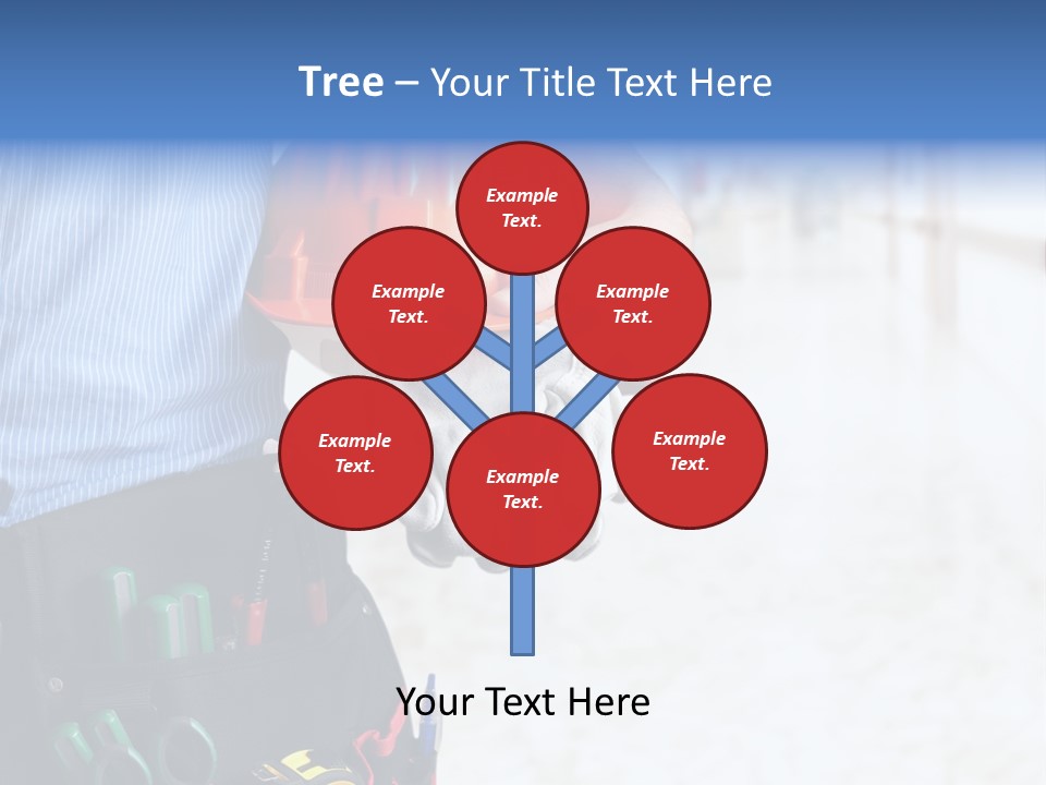 Claw Tool Orange PowerPoint Template
