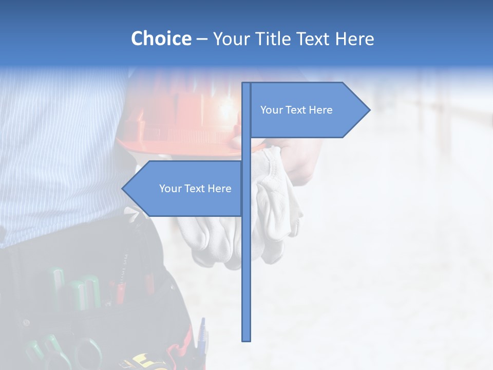 Claw Tool Orange PowerPoint Template