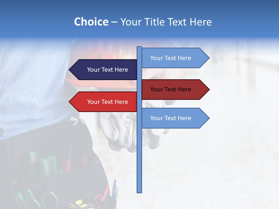 Claw Tool Orange PowerPoint Template
