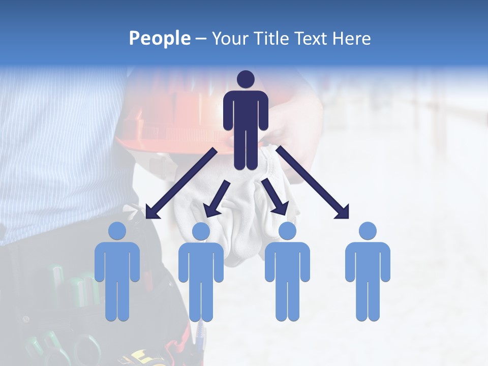 Claw Tool Orange PowerPoint Template