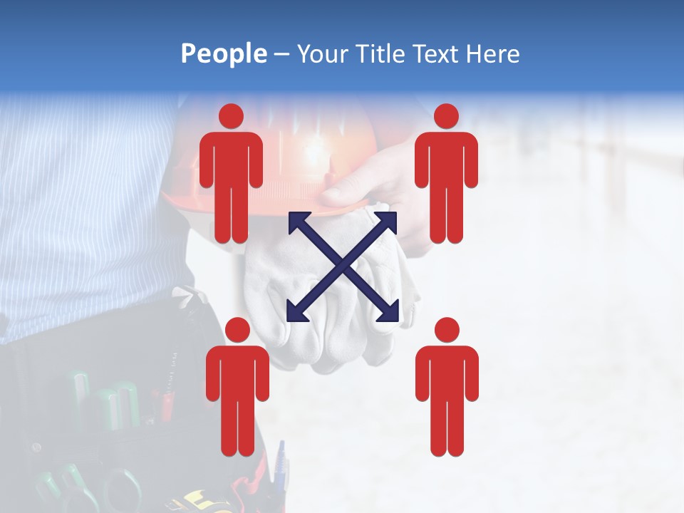 Claw Tool Orange PowerPoint Template