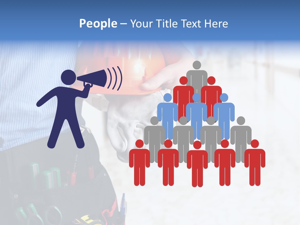 Claw Tool Orange PowerPoint Template