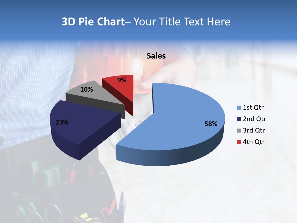Claw Tool Orange PowerPoint Template
