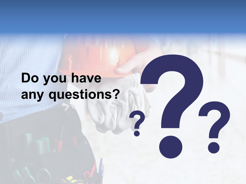 Claw Tool Orange PowerPoint Template