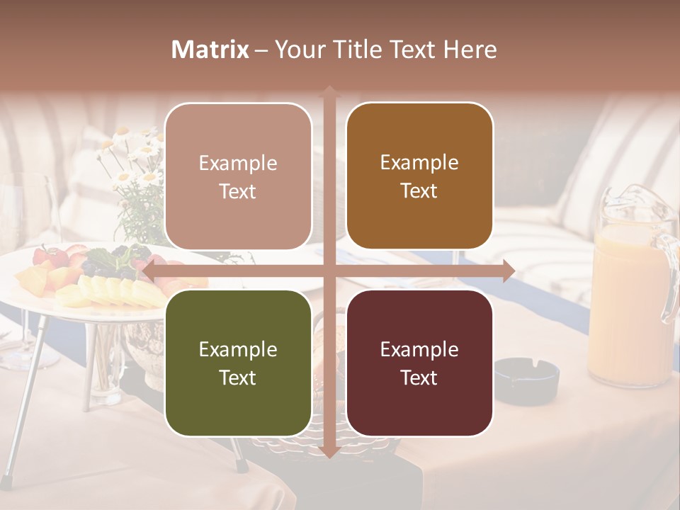 Restaurant Beverage Outside PowerPoint Template