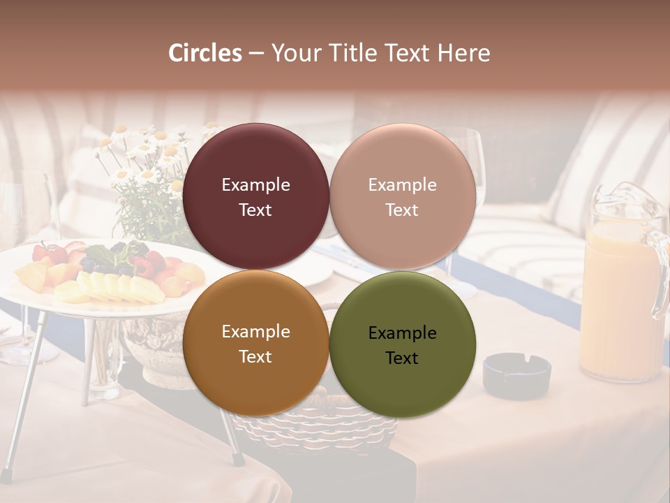 Restaurant Beverage Outside PowerPoint Template