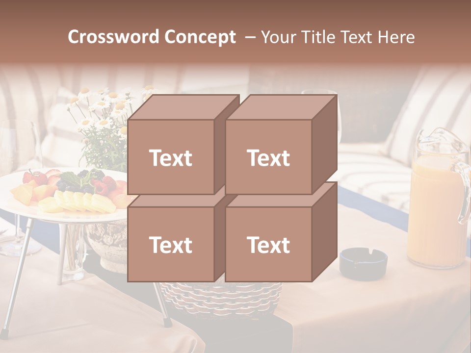 Restaurant Beverage Outside PowerPoint Template