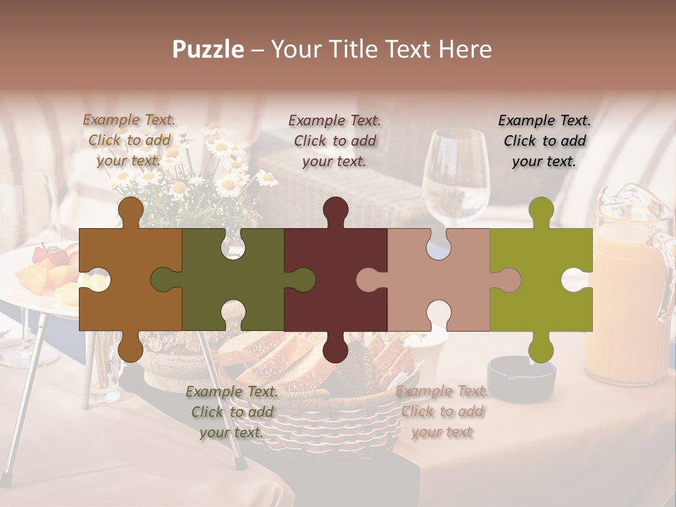 Restaurant Beverage Outside PowerPoint Template