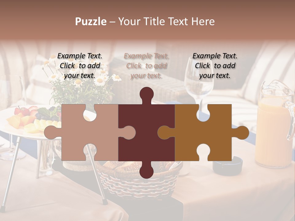 Restaurant Beverage Outside PowerPoint Template