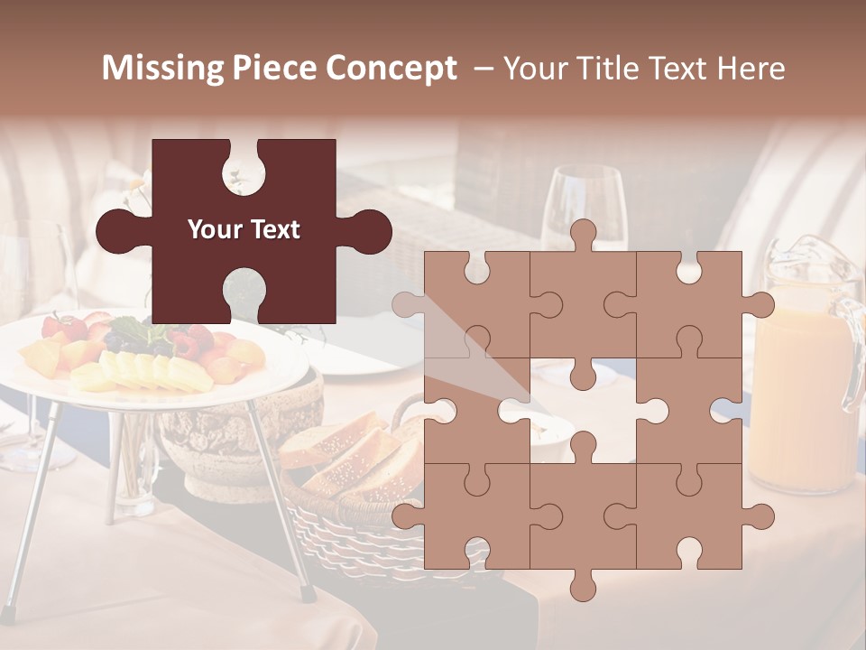 Restaurant Beverage Outside PowerPoint Template