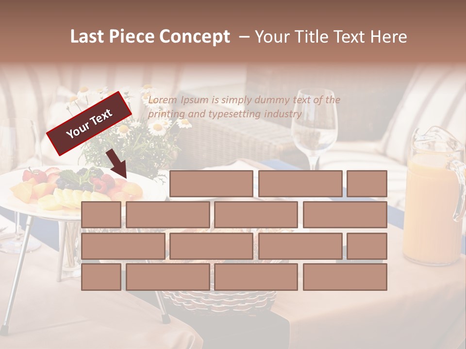 Restaurant Beverage Outside PowerPoint Template