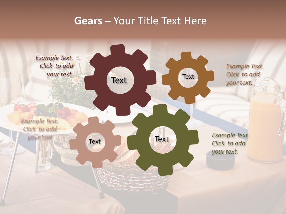 Restaurant Beverage Outside PowerPoint Template