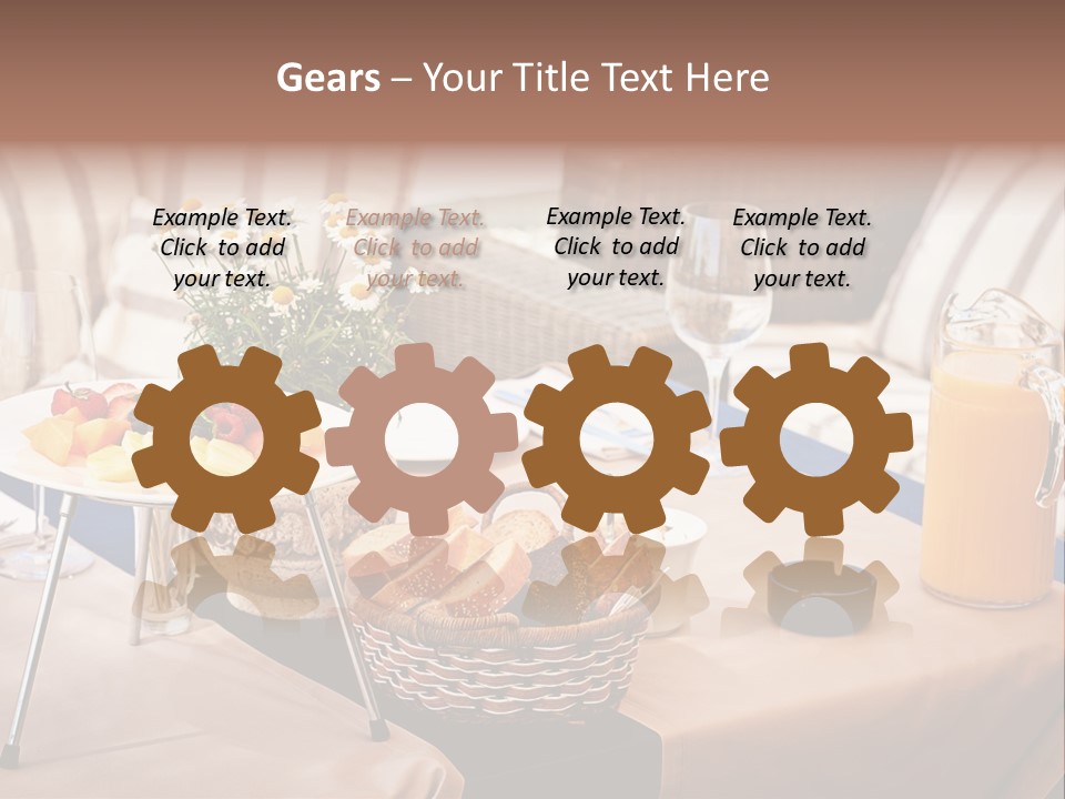 Restaurant Beverage Outside PowerPoint Template