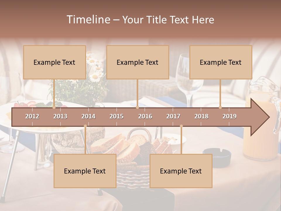 Restaurant Beverage Outside PowerPoint Template