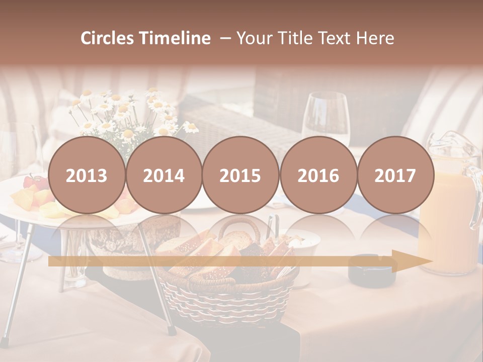 Restaurant Beverage Outside PowerPoint Template