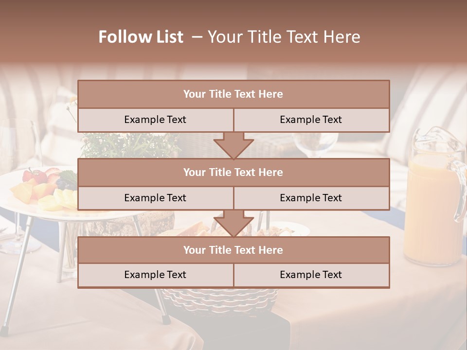 Restaurant Beverage Outside PowerPoint Template