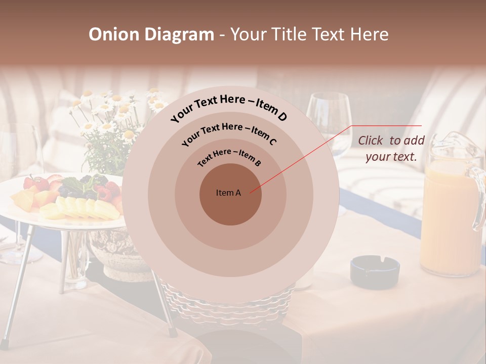 Restaurant Beverage Outside PowerPoint Template