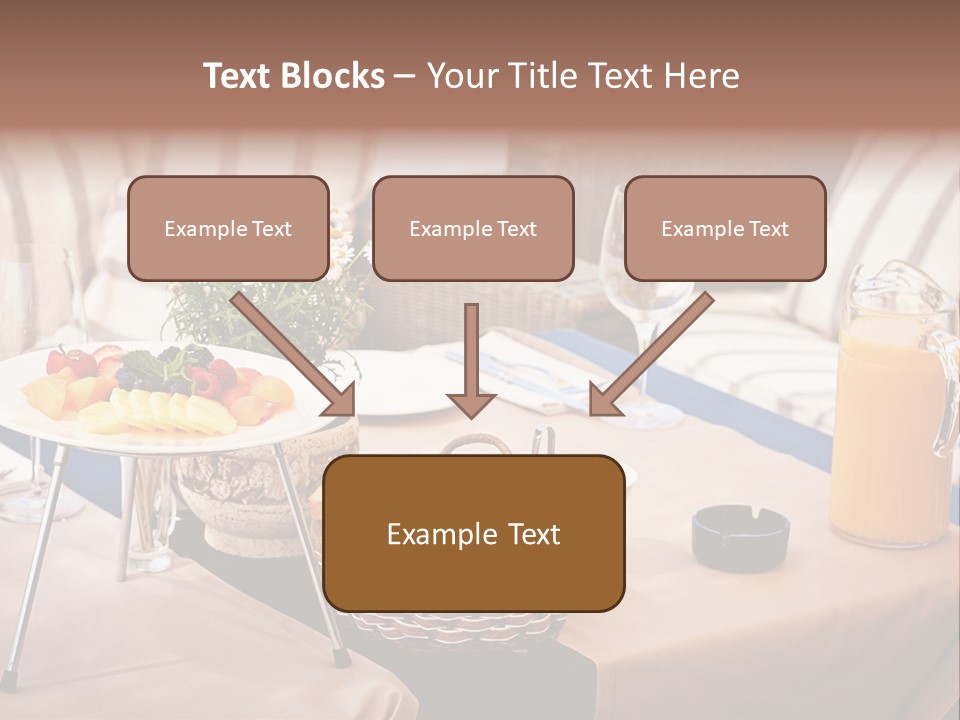 Restaurant Beverage Outside PowerPoint Template
