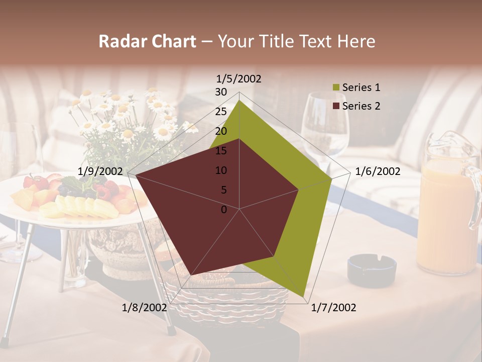 Restaurant Beverage Outside PowerPoint Template