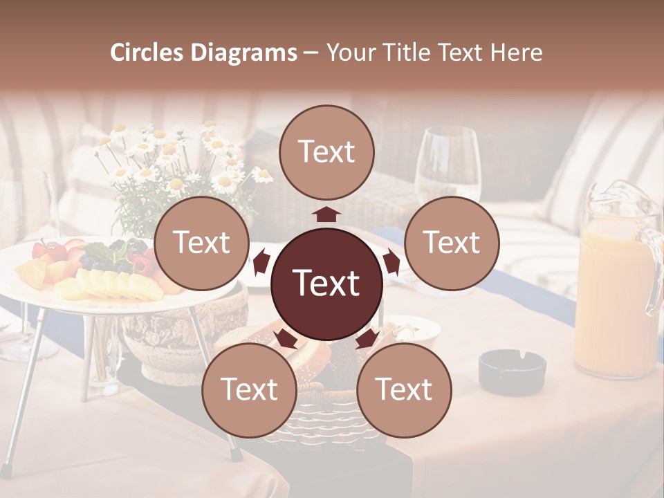 Restaurant Beverage Outside PowerPoint Template