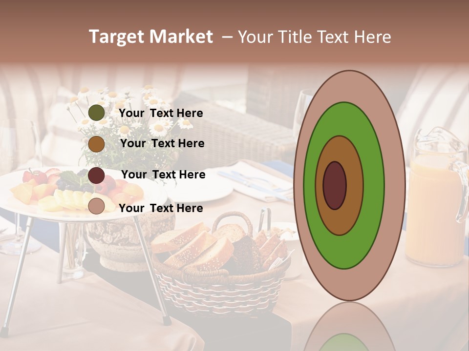 Restaurant Beverage Outside PowerPoint Template