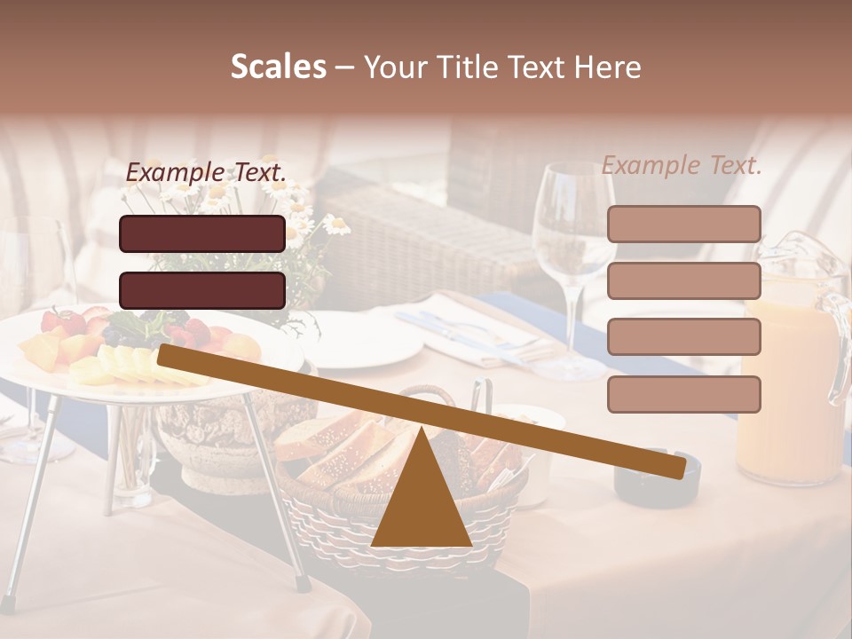 Restaurant Beverage Outside PowerPoint Template