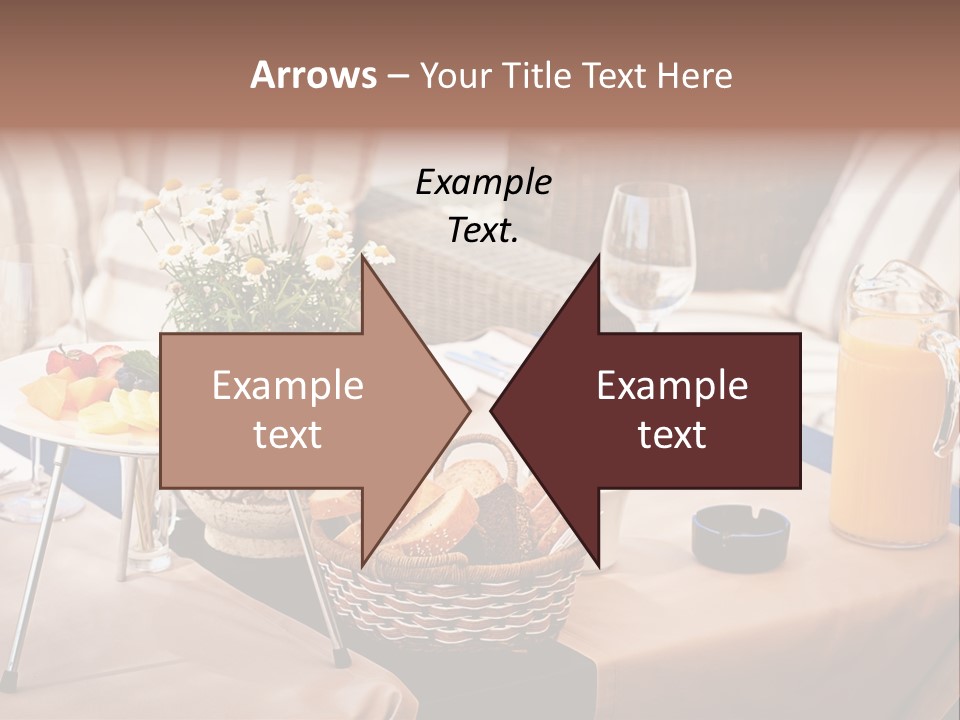 Restaurant Beverage Outside PowerPoint Template