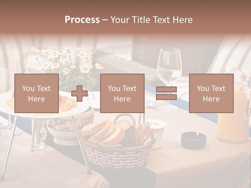 Restaurant Beverage Outside PowerPoint Template