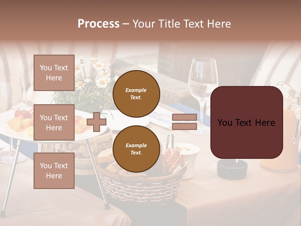 Restaurant Beverage Outside PowerPoint Template