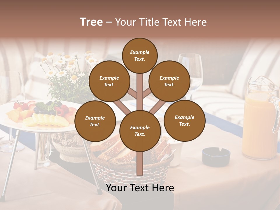 Restaurant Beverage Outside PowerPoint Template