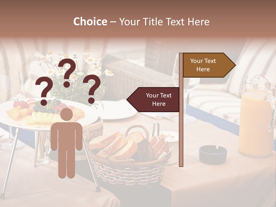 Restaurant Beverage Outside PowerPoint Template