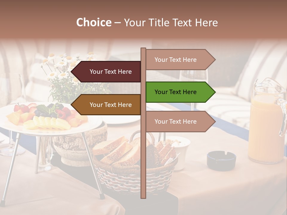 Restaurant Beverage Outside PowerPoint Template