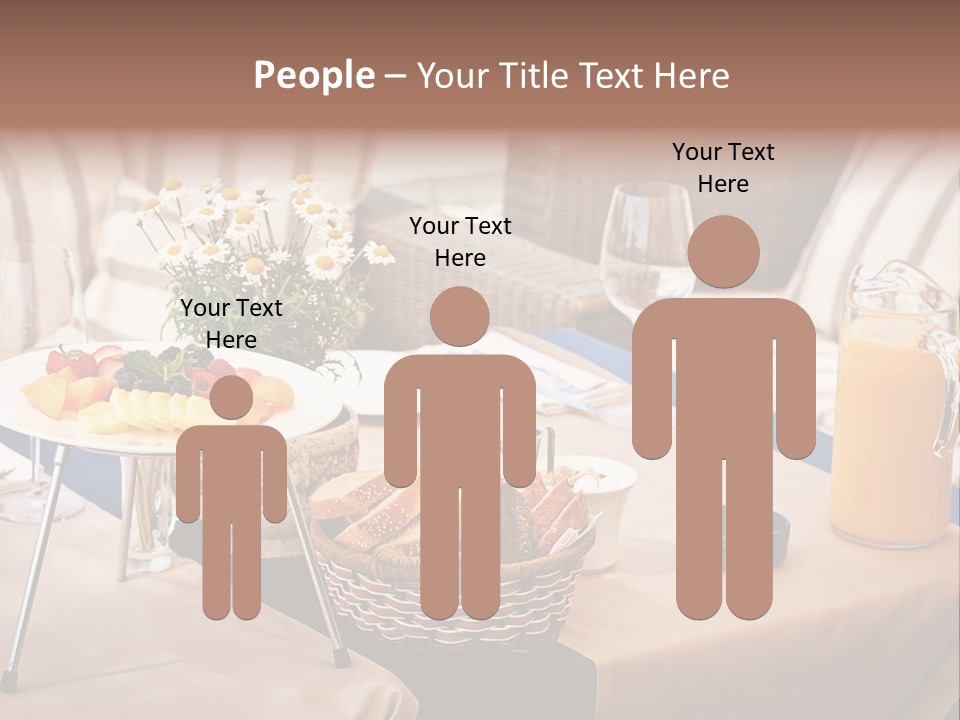 Restaurant Beverage Outside PowerPoint Template