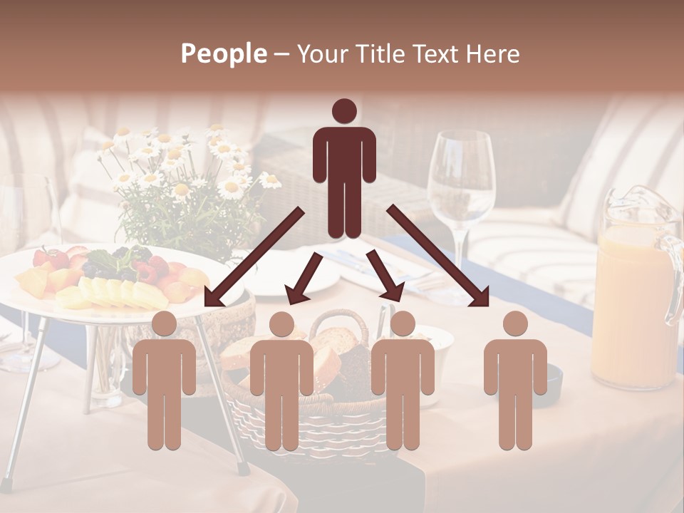 Restaurant Beverage Outside PowerPoint Template